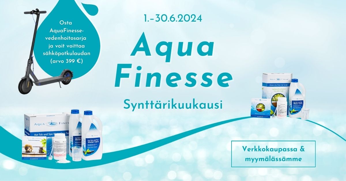 AquaFinesse-Synttärikuukausi-tilaa-AquaFinesse-ja-voita-sähköpotkulauta